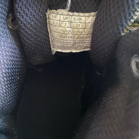 BearPaw Brown Leather Hiking Outdoor Camping Boots Boy's 3 - Picture 6 of 6